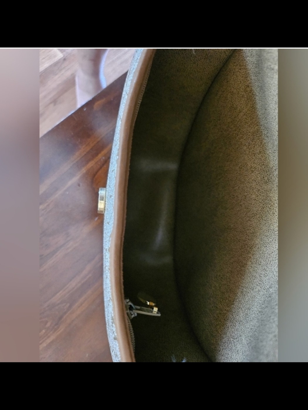 Dior Beige Monogram Saddle Crossbody with Tan Trim EUC - Picture 9 of 14